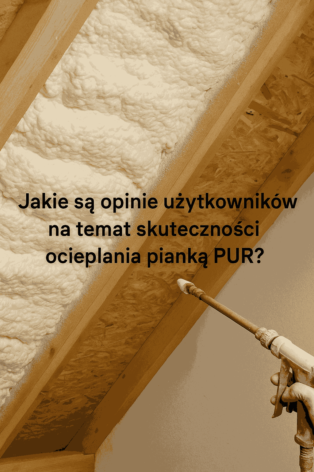 Ocieplenie poddasza pianką – opinie
